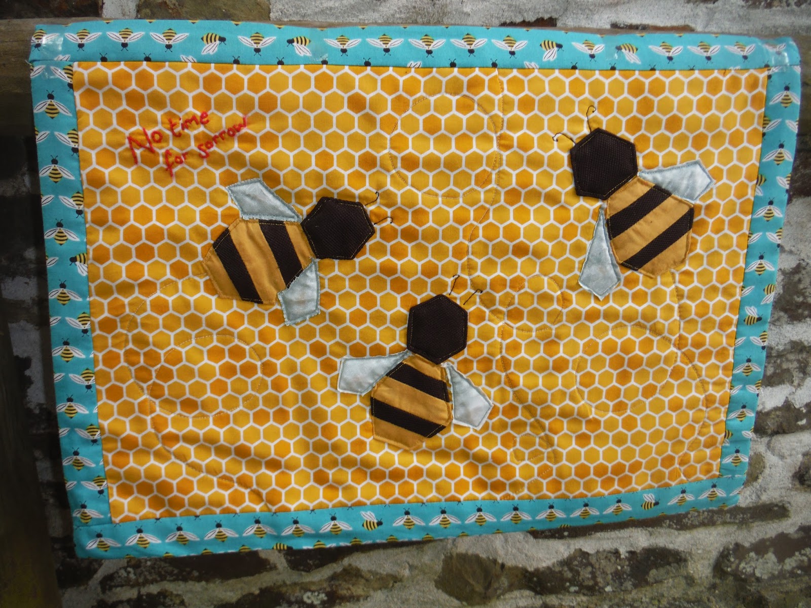 Wonky Patchwork Mini Bee Quilt