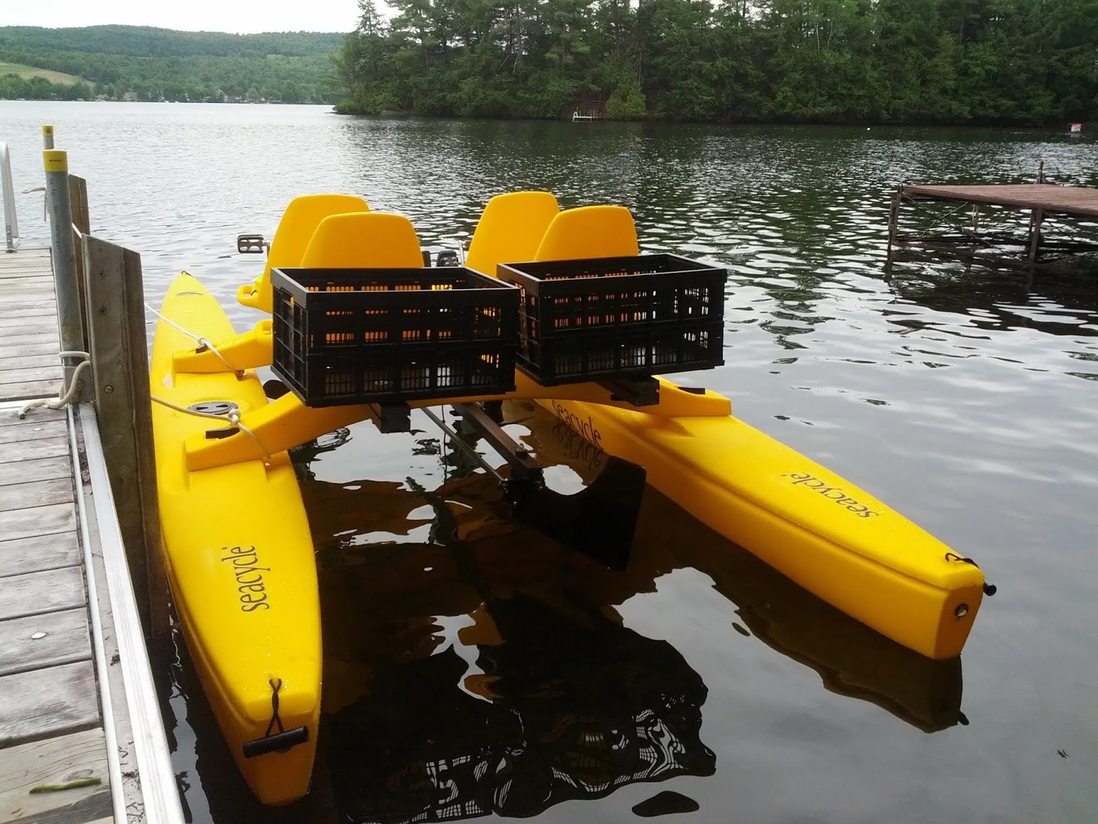 Pedal Boat Blog Comparing Seacycle and standard pedal boat