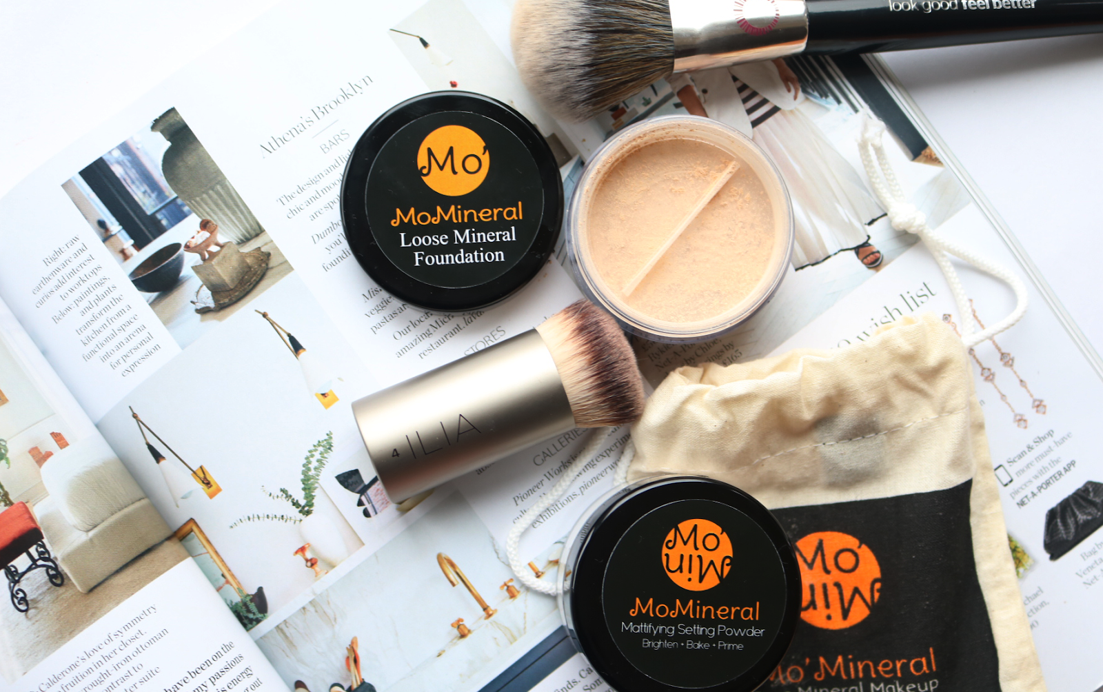 MoMineral - Loose Mineral Foundation and Mattifying Setting Powder review