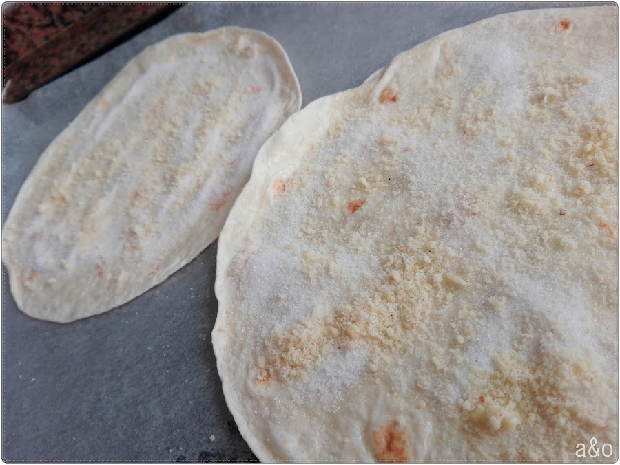 Tortas de almendras y naranja