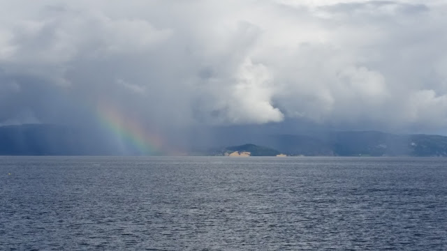 Launisches Wetter in Trondheim