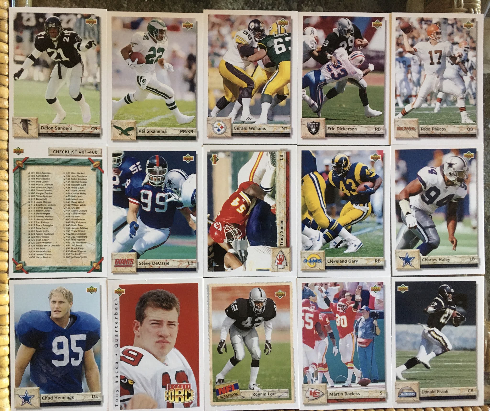 A Pack To Be Named Later 1992 Upper Deck Football Series 2