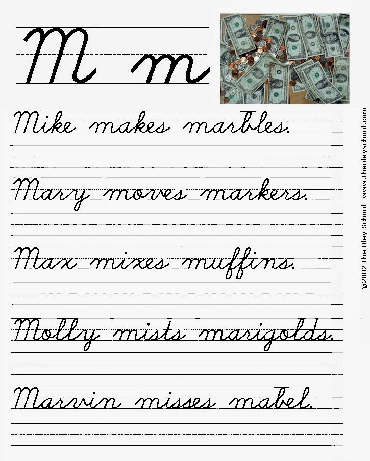 Cursive Writing Worksheets For Kids The Marigold Home My Blog Cursive Writing Worksheets For Kids The Marigold Home My Blog