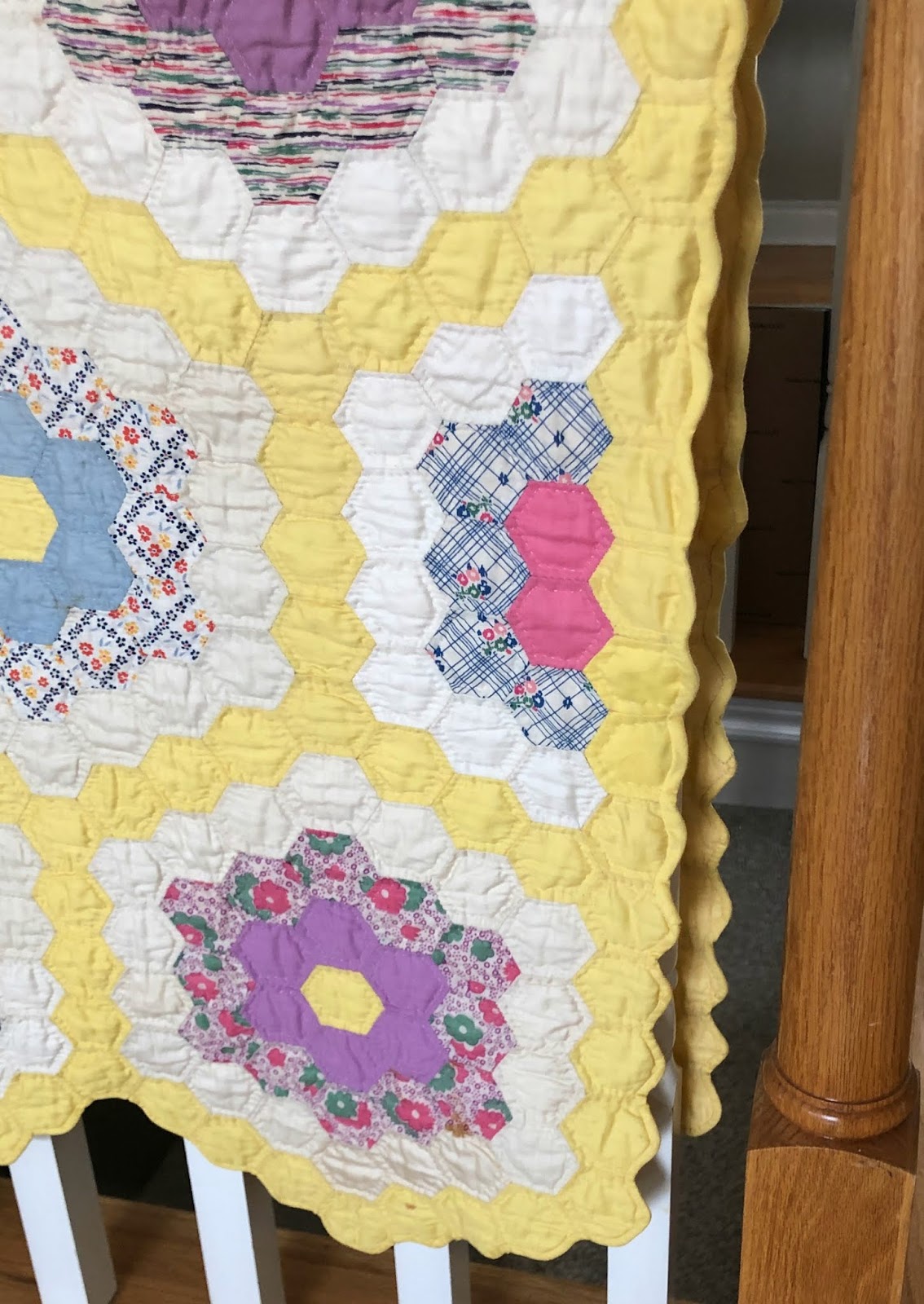 Sew Bliss Vintage Quilt Repaired