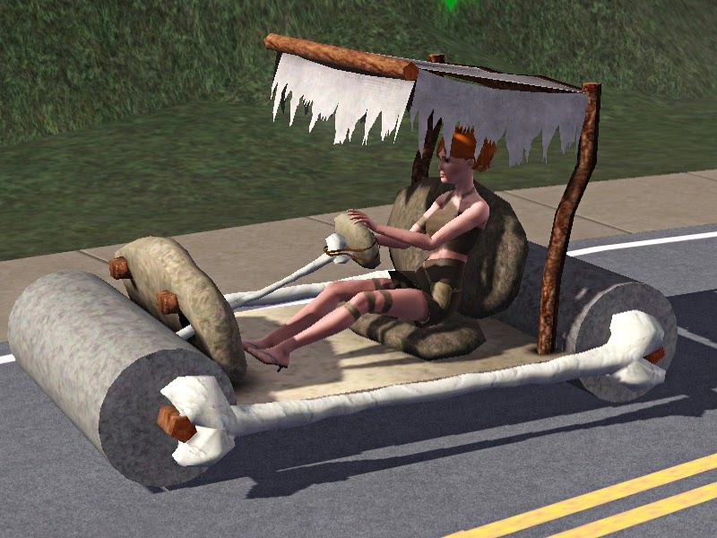 My Sims 3 Blog Flintstones Type car and Mammoth Tusk My Sims 3 Blog Flintstones Type car and Mammoth Tusk