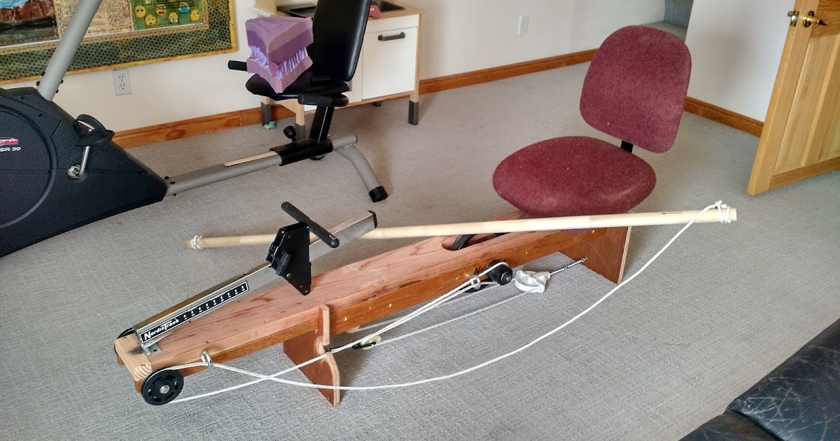 Kayak Ergometer with comfy backrest and unique footrest
