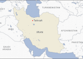 Иран и Тегеран на карте
