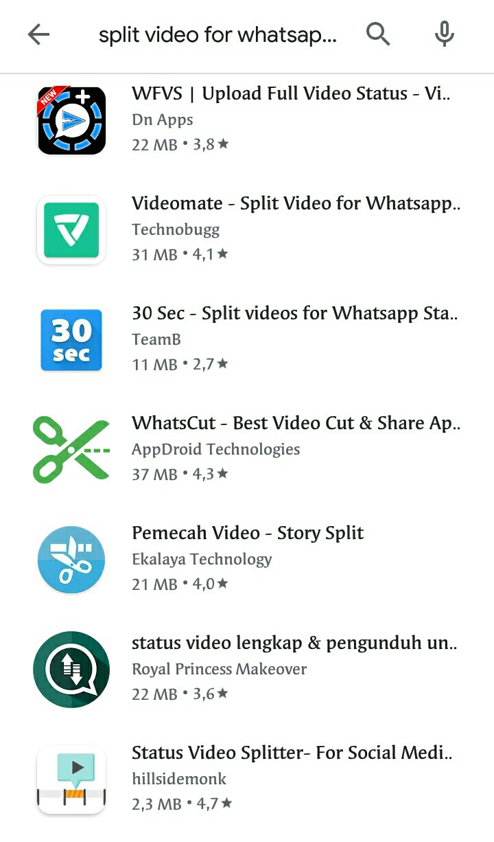 Cara Mudah Split Video Untuk Dijadikan Status Pada WhatsApp Anda