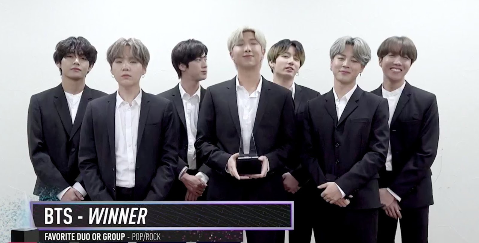 BTS Wins 3 Awards in the AMAs!