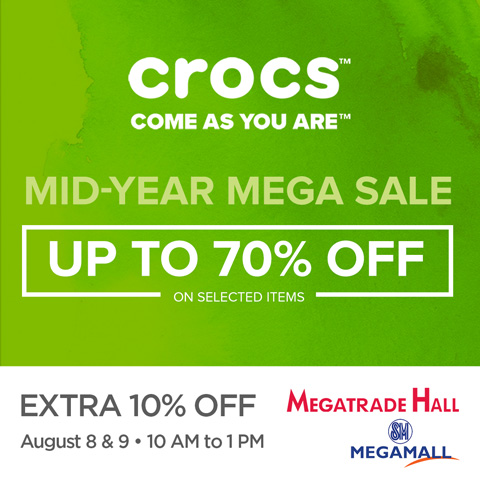crocs megamall sale 2019