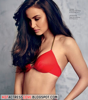 Elli Avram hot red bikini photoshoot