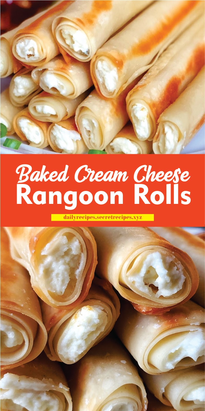 Baked Cream Cheese Rangoon Rolls Recipe Spesial Food