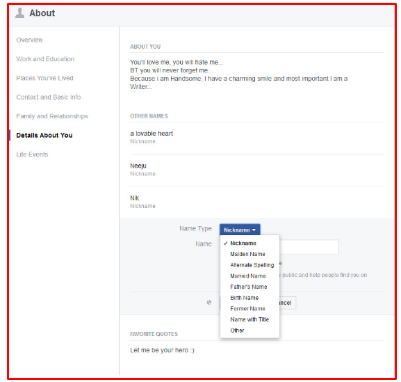 How Do I Change My Name On My Facebook Profile New 2019