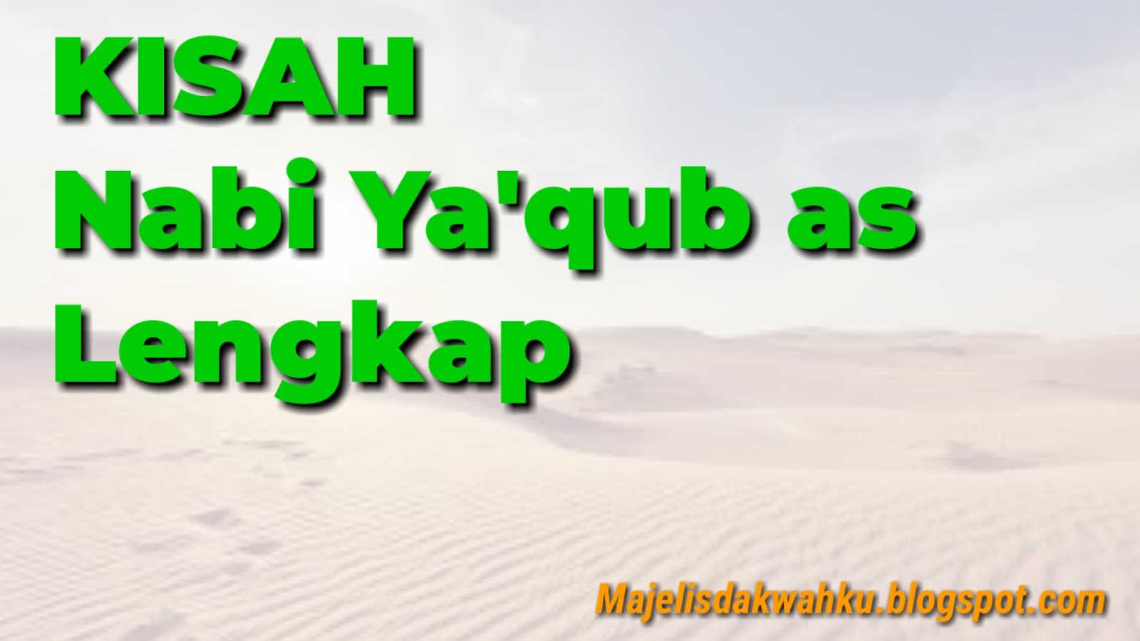 Ayah nabi yakub bernama