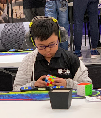Sean cuber Sean Patrick Villanueva of Philippines