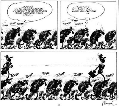 Dans sa bd Idées noires, Franquin est satirique