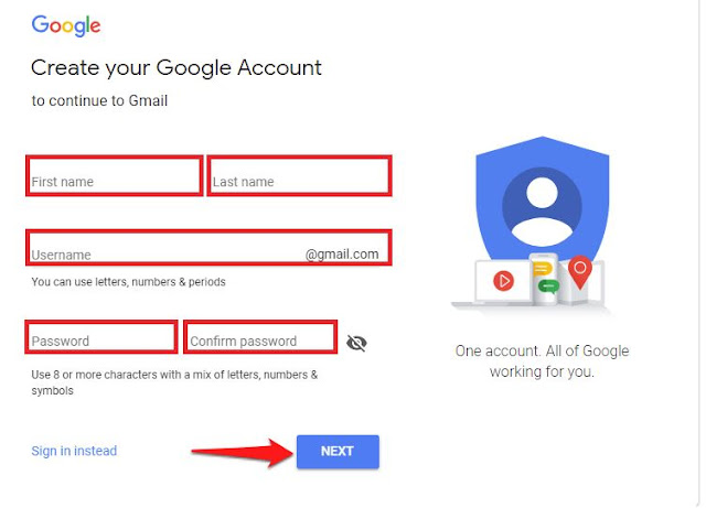 Cara Buat Akaun Google Baru (Gmail)