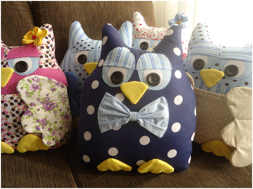 Совы: Сумки, подушки, игрушки. Owls: bags, pillows, toys, purses
