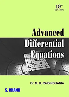 Advanced differential equations by md raisinghania