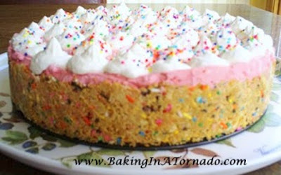 Strawberry Milk Cheesecake | www.BakingInATornado.com | #recipe