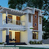 1530 sq-ft 3 bedroom home front view rendering