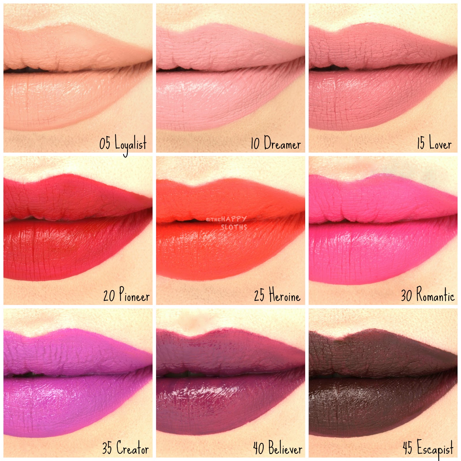 Maybelline Superstay Matte Ink liquid long- lasting lipstick swatches on  lips 👄