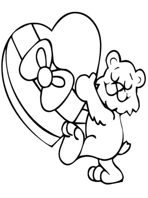 dibujos de san valentin para colorear parte 6 imÁgenes para