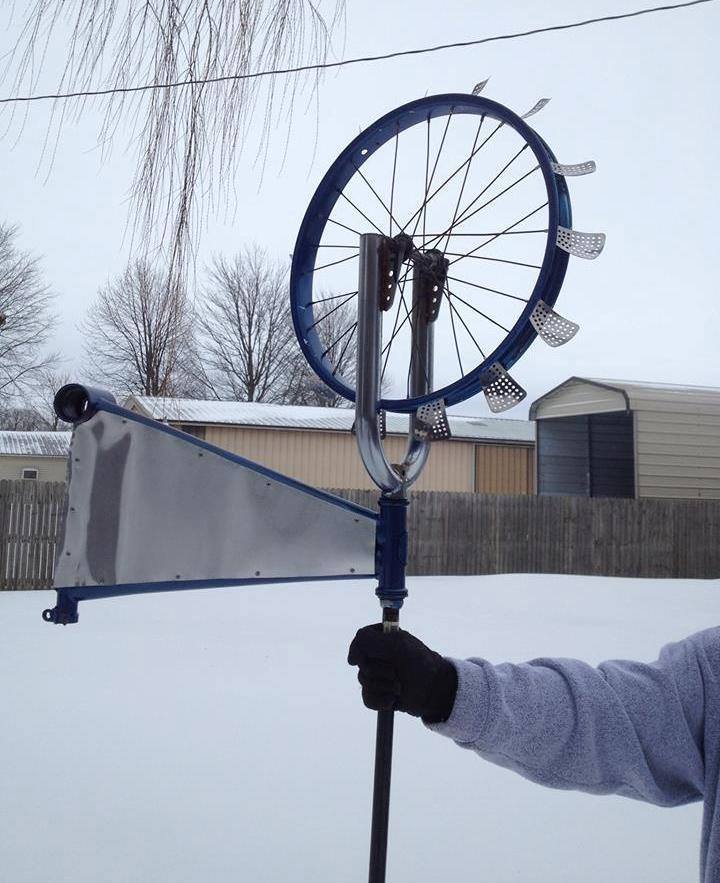 My Mother's Daughter Bicycle rim wind spinner