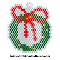 Brick Stitch Bead Patterns Journal 63 Christmas Free Brick Stitch