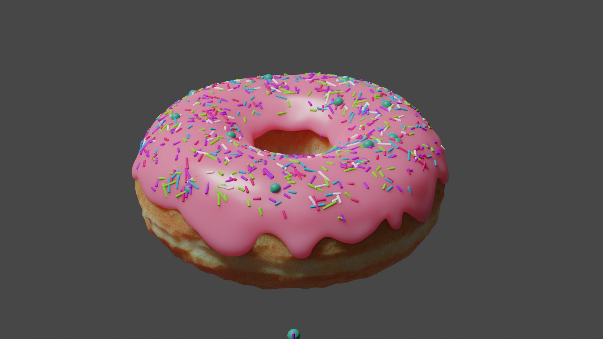 Donut 3D Model Blender 3D
