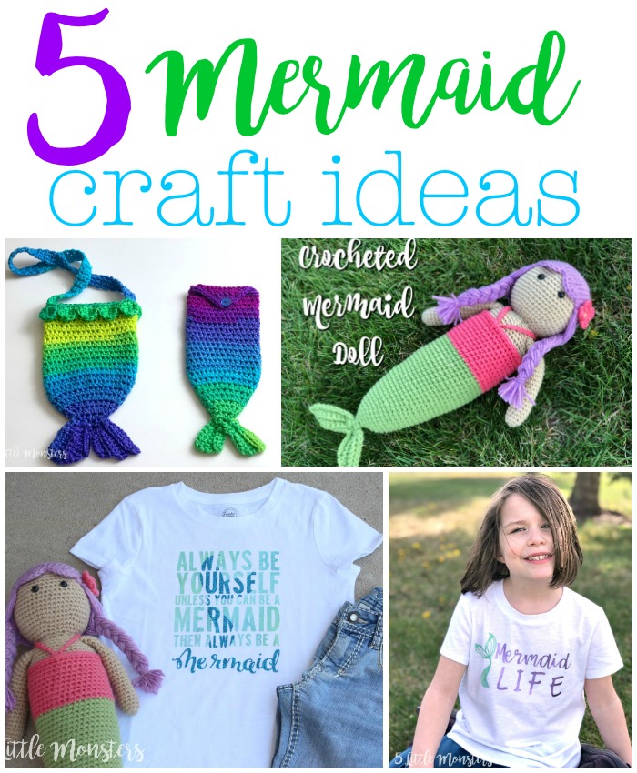 5 Little Monsters: 5 Mermaid Crafts