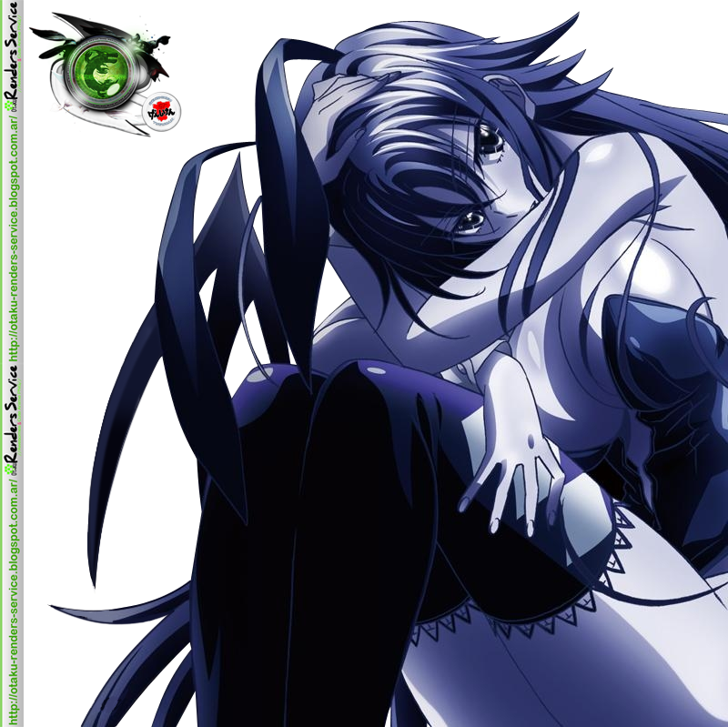 Highschool DxD:Rias Cute Monocrome Bunny Render(2vers) | ORS Anime Renders