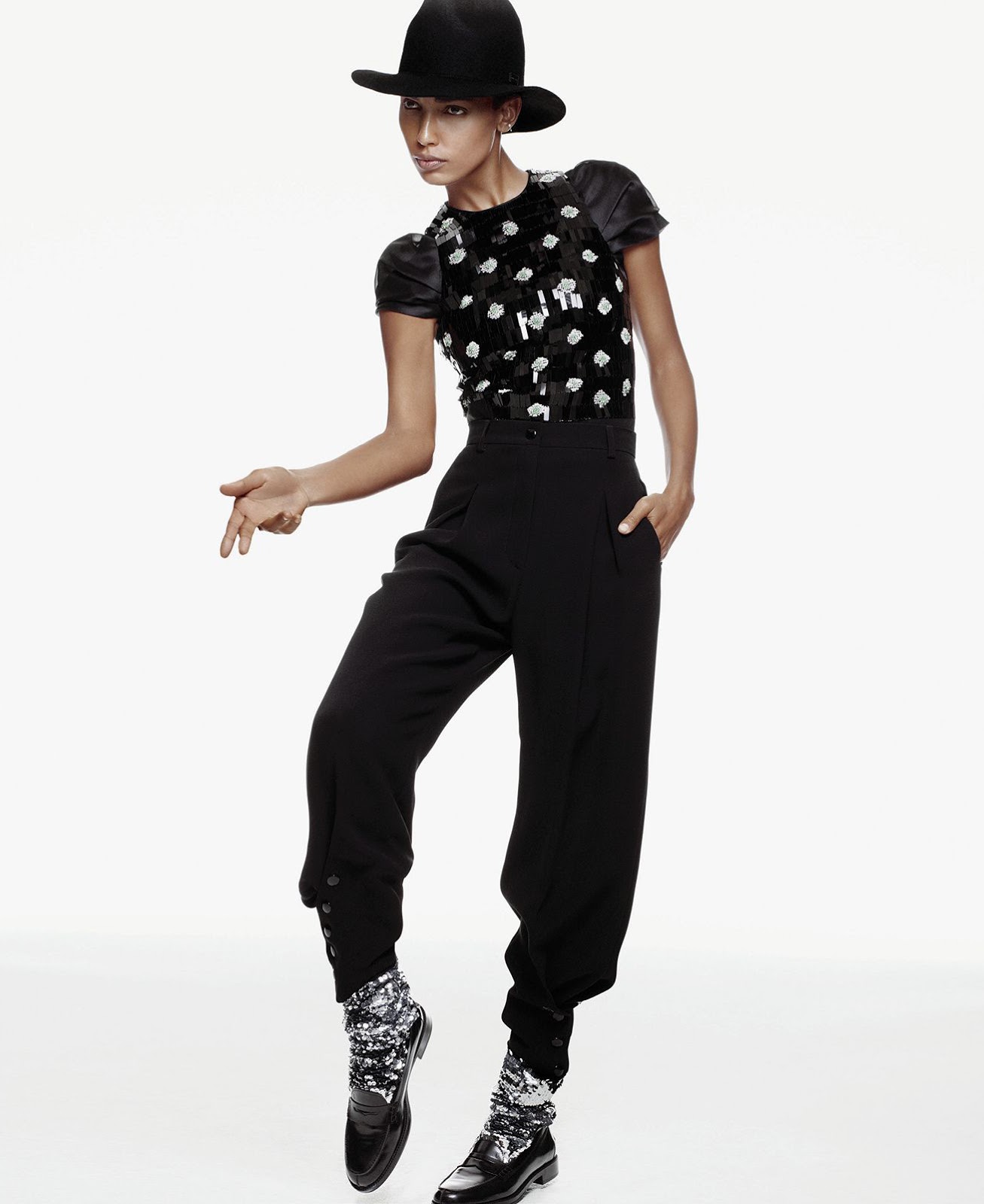 Jasmine Tookes & Elsa Hosk in Elle US September 2017 by Terry Tsiolis