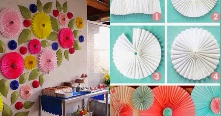 How To Make a Party Backdrop With Paper Window Shades - Handy DIY