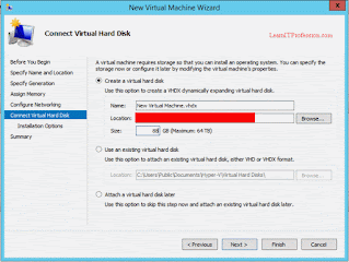 how to create a virtual machine in hyperv on windows server 2012 r2