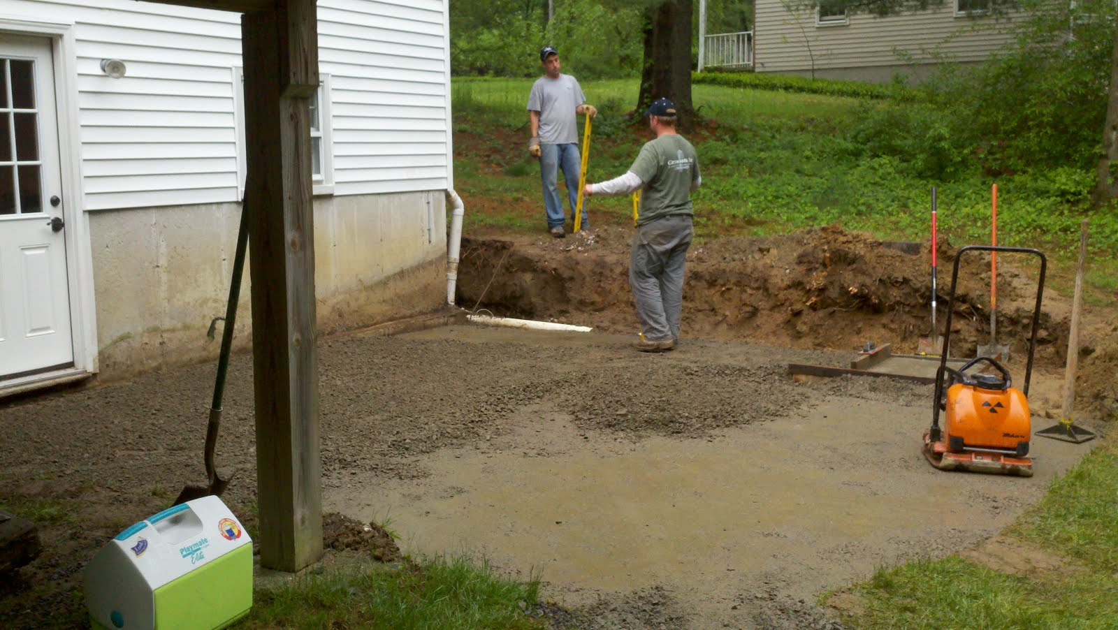 A Changing Home Transform the Yard! A Patio, Wall, Walkway Story