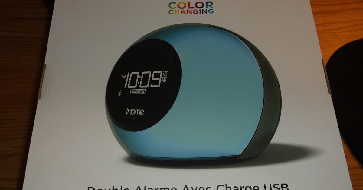 Missy's Product Reviews IHome Color Changing Alarm Clock