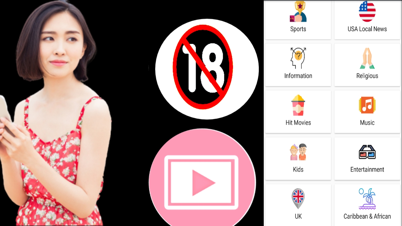 تطبيق اجنبي للفئة الكبيره من العمر لمشاهدة القنوات الاجنبية والبعض من العربية