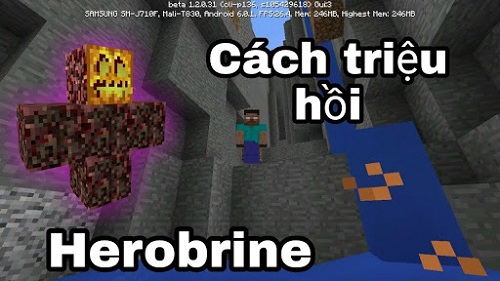 Herobrine có khả năng khiến cho gamer gặp rắc rối