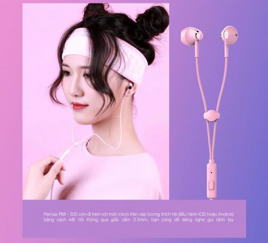 Tai Nghe có dây In Ear Remax RM-330