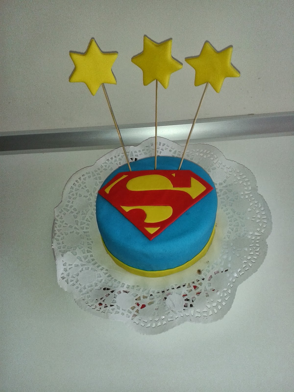 Lezzetli Şeyler Kurabiyeleri Superman Pastası