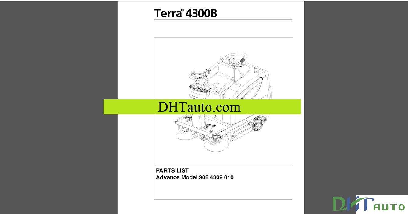 ADVANCE NILFISK PACKAGE SERVICE AND PARTS MANUALS - Automotive Library