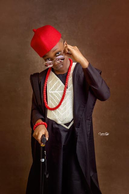 Singer, Paul Okoye shares lovely photos of his son, Andre, as he turns 8 years old today (Photos)