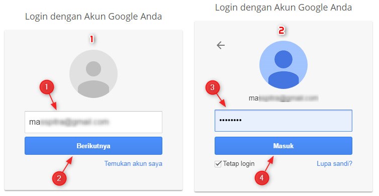 Cara Masuk email Gmail ( login ulang )