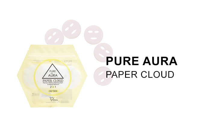 Pure Aura Paper Cloud | Best Make-up Removers Before Going to Bed Best Make-up Removers Before Going to Bed | NeoStopZone