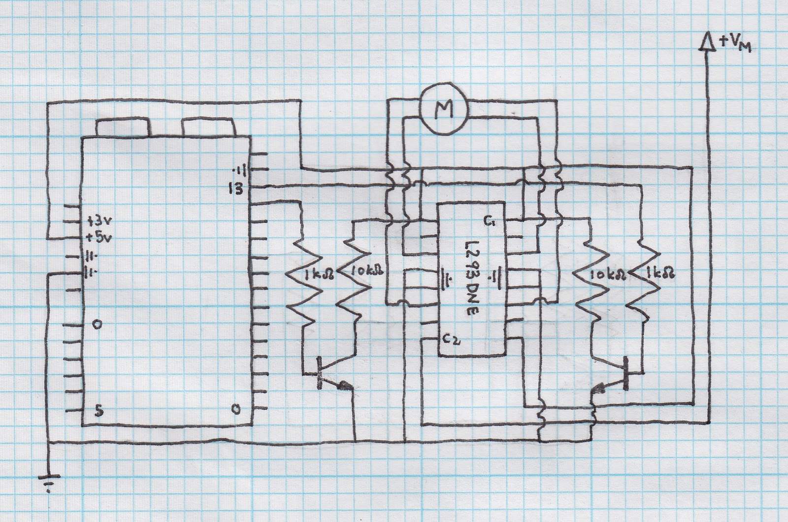 paintbot parts: Bipolar Stepper Circuit