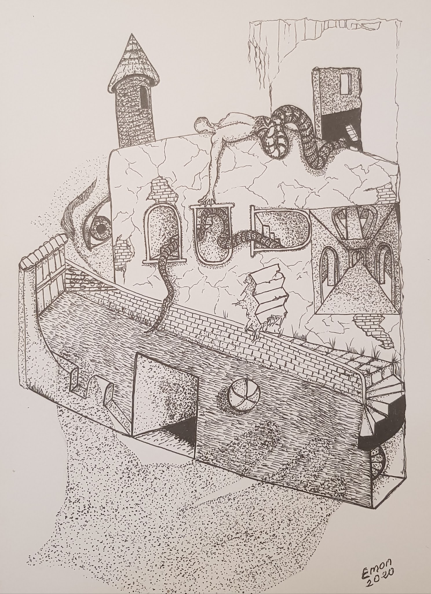 El patio de mi casa es particular...