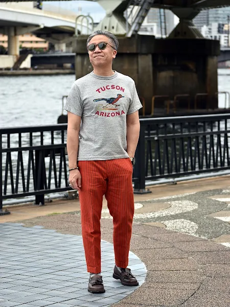 40代メンズTシャツのコーディネート