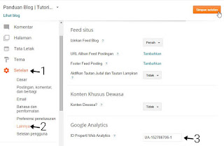 Cara Memasang Google Analytics di Blog