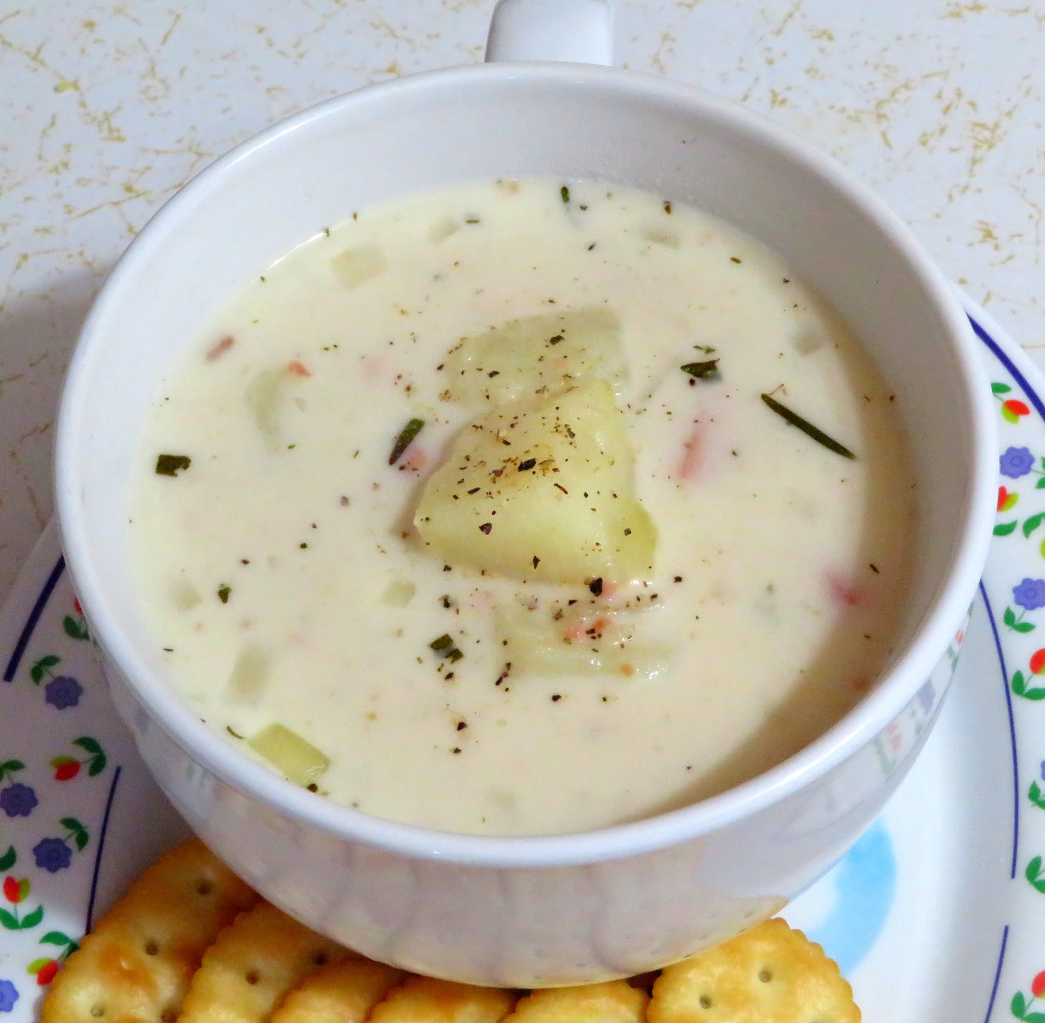 Slow Cooker Potato & Ham Chowder The English Kitchen